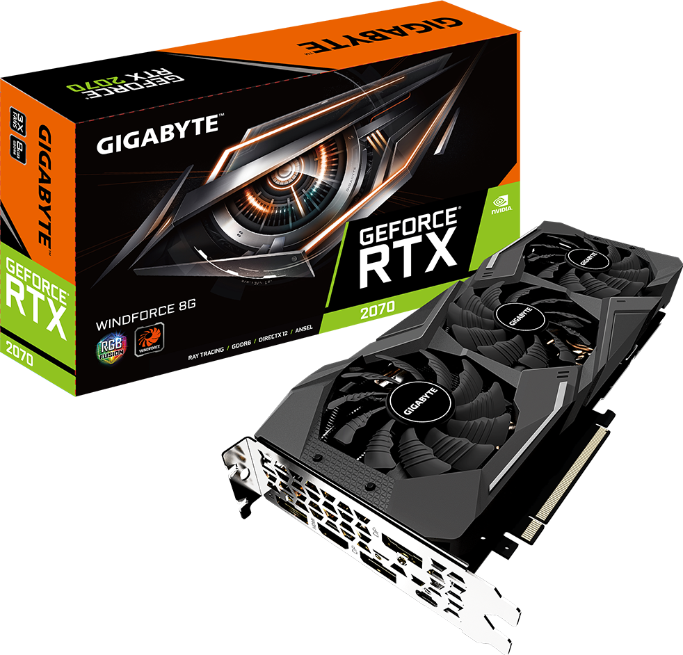 Tarjetas de Video - GeForce RTX™ 2070 WINDFORCE 8G