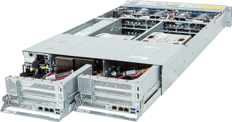 HPC/AI Arm Server - NVIDIA GH200 Grace Hopper Superchip - 2U 2-Node 8-Bay Gen5 NVMe - H223-V10-AAW1