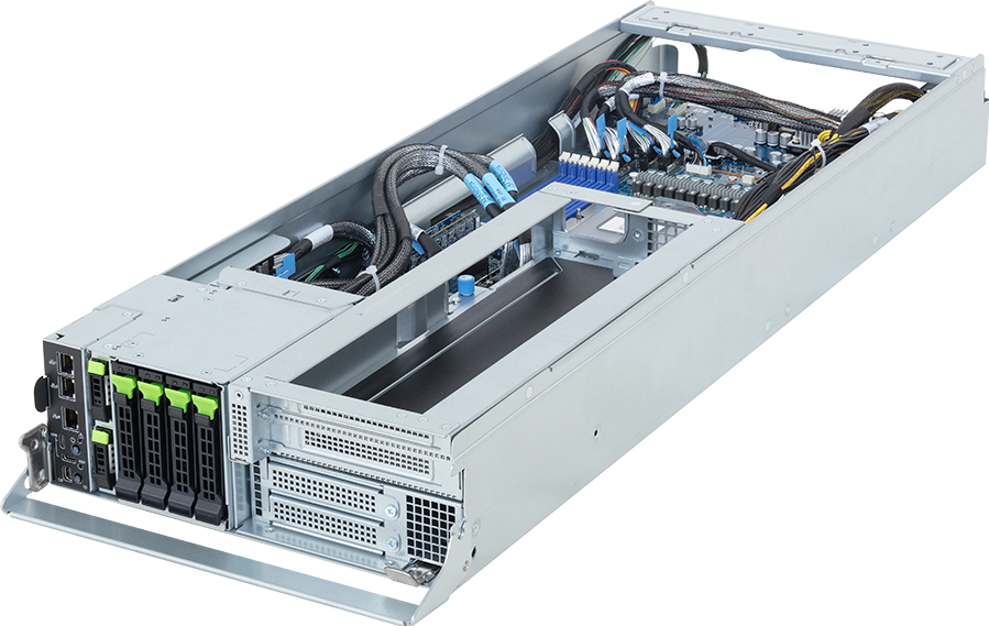 ORV3 Compute Node - AMD EPYC&trade; 9005/9004 - 2OU 2-Node UP 2-Bay E1.S Gen5 NVMe + 4-Bay 2.5" Gen5 NVMe - TO25-ZU4-AA01