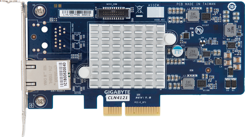 Intel® X550-AT 10Gb/s 1-port LAN Card - CLN4121