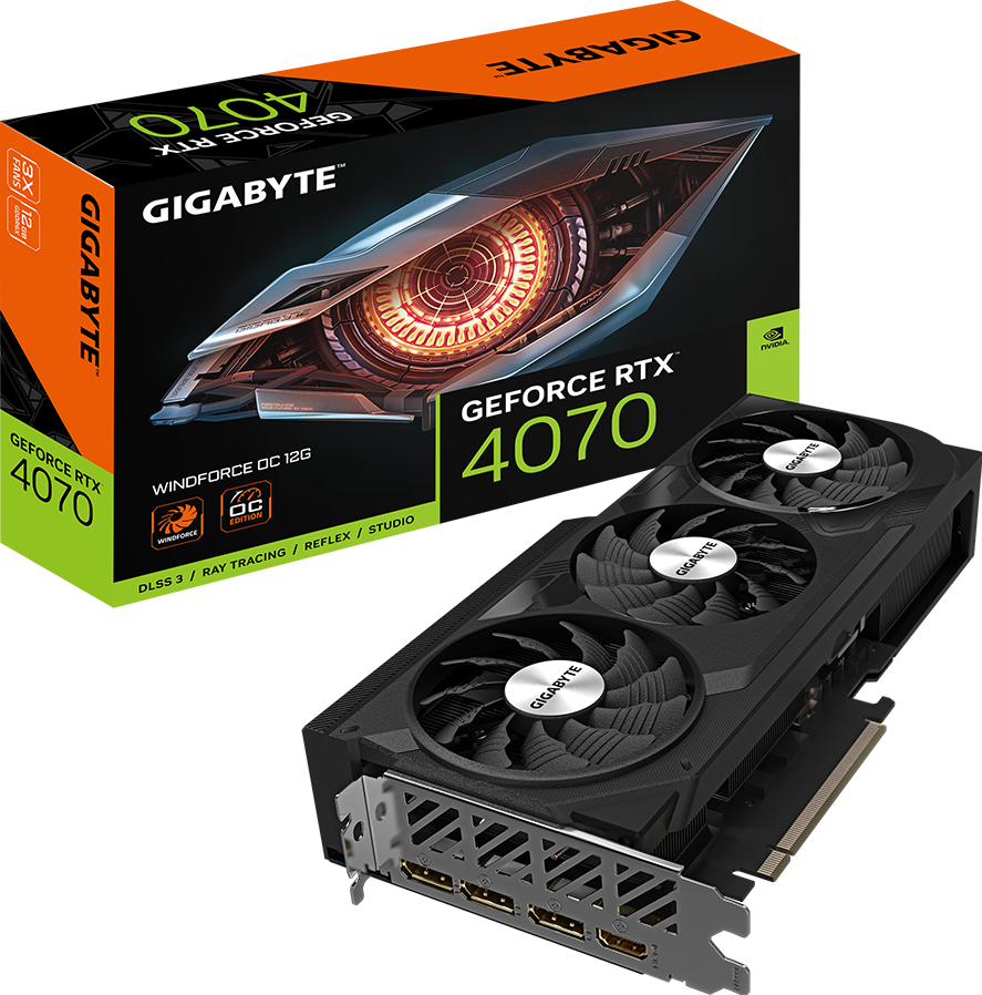 GeForce RTX™ 4070 WINDFORCE OC 12G
