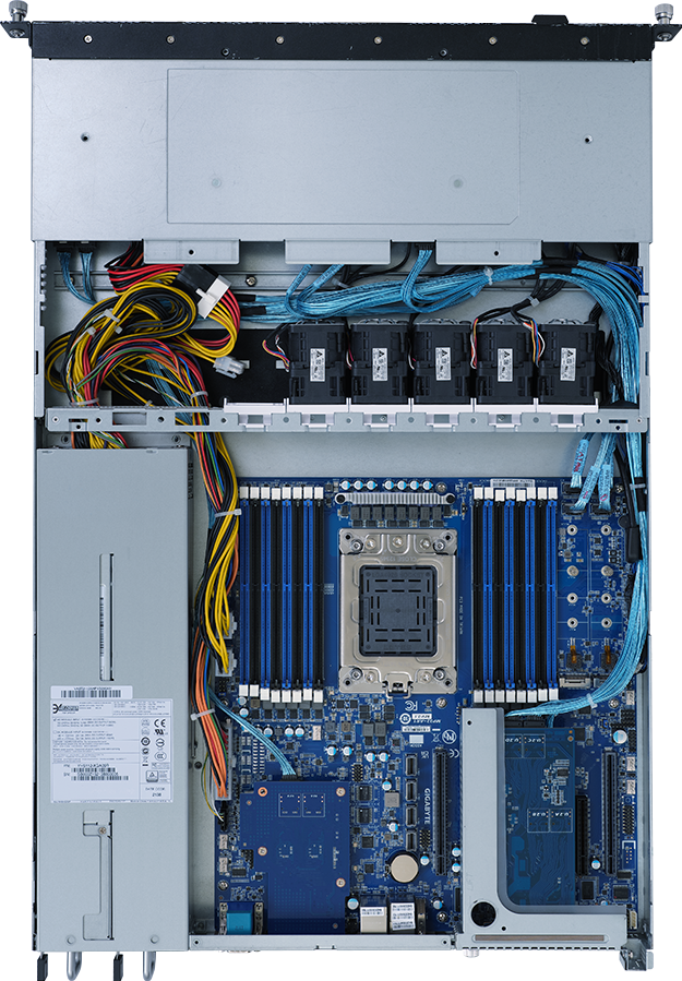 Rack Arm Server - Ampere® Altra® Max - 1U UP 8-Bay Gen3 NVMe + 2-Bay SATA - R152-P32