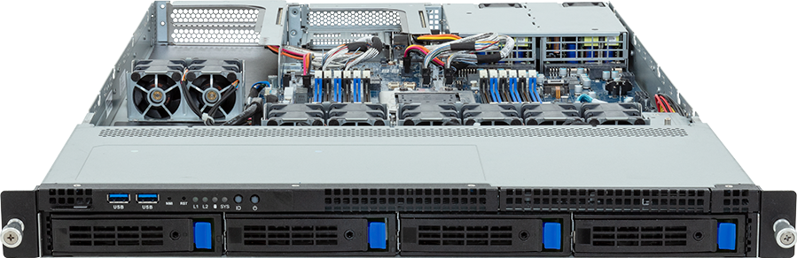 Rack Server - AMD EPYC™ 8004 - 1U UP 1 x PCIe Gen5 GPU (SATA/SAS) - R143-EG0-AAC1