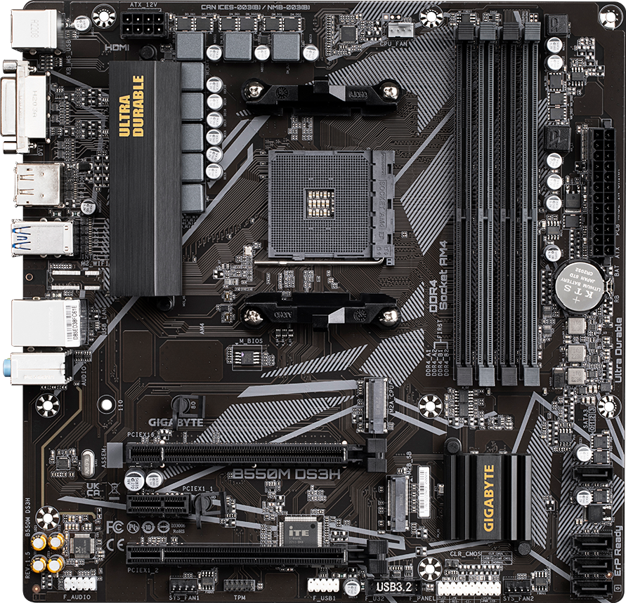 B550M DS3H (Rev. 1.5) - GIGABYTE Japan
