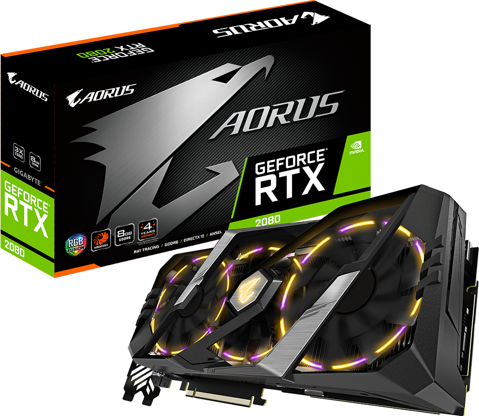Placas de Vídeo - AORUS GeForce RTX™ 2080 8G