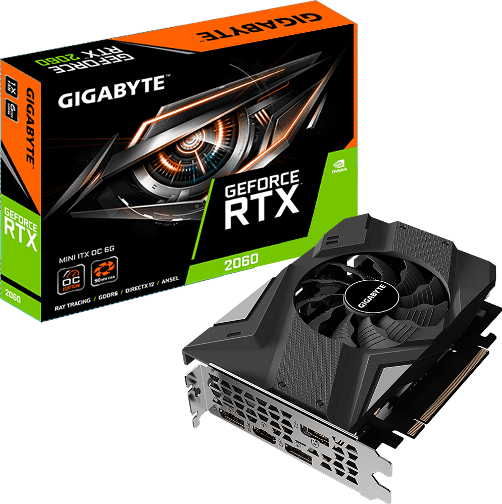 Graphics Card - Geforce RTX™ 2060 MINI ITX OC 6G