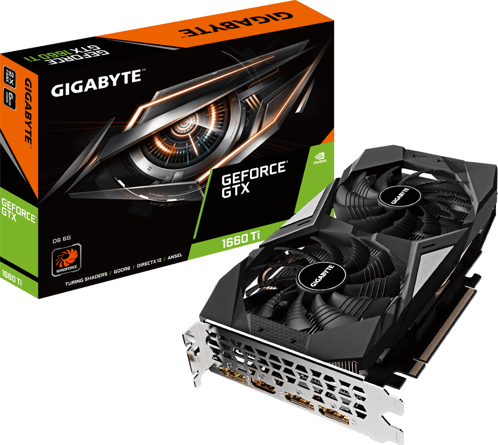 Carte Graphique - GeForce® GTX 1660 Ti D6 6G