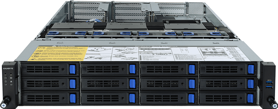 トップブランドのファッション R282-Z93 Global GIGABYTE - Rack-Server | 115) (Rev. ウィッグ・エクステ