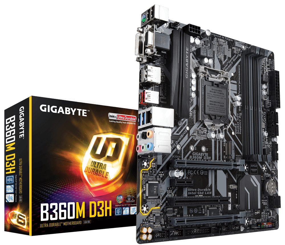 GIGABYTE B360M D3H マザーボード i7 9700 B360M D3H (Rev. 1.0) - GIGABYTE Global