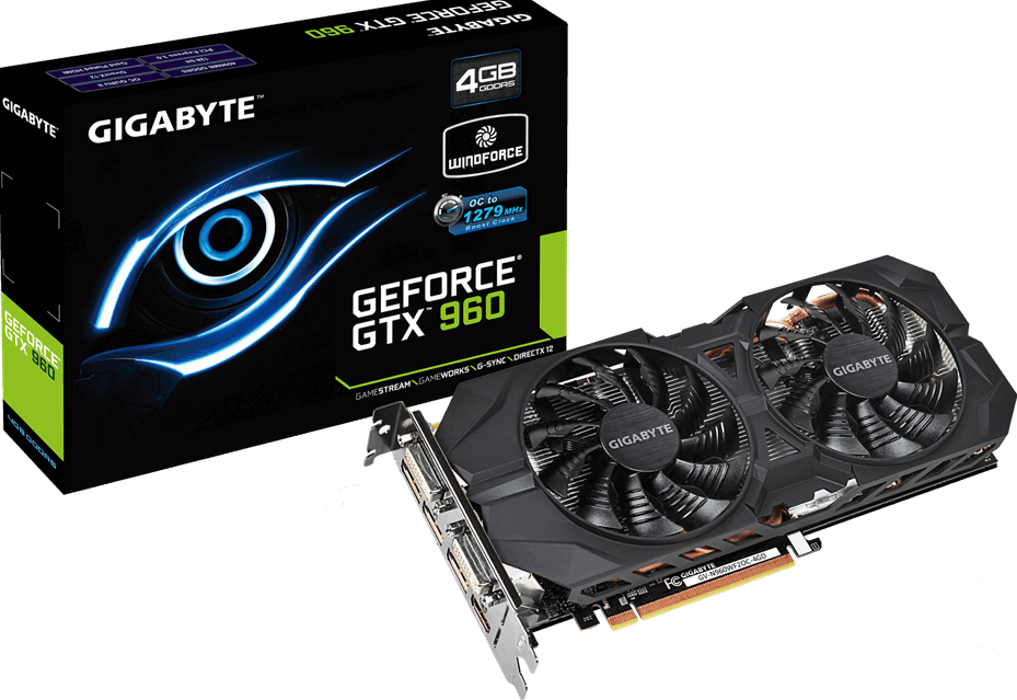 Графічні плати - GV-N960WF2OC-4GD