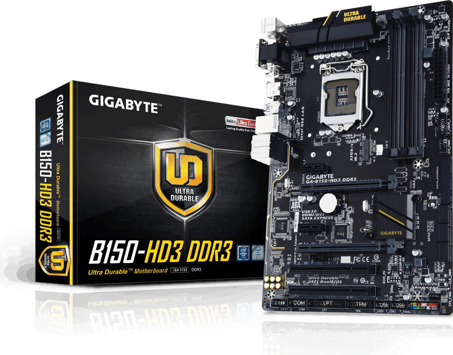 Placas-mãe - GA-B150-HD3 DDR3
