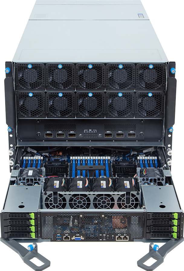 HPC/AI Server - 5th/4th Gen Intel® Xeon® Scalable - 8U DP Intel® Gaudi® 3 - G893-SG1-AAX1