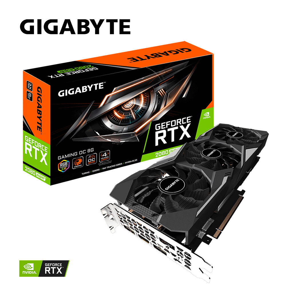 GeForce® RTX 2080 SUPER™ GAMING OC 8G (Rev. 1.0) - GIGABYTE Global