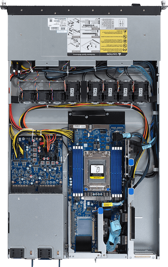 Rack Server - AMD EPYC™ 7003/7002 - 1U UP 10-Bay Gen3 NVMe/SATA/SAS - R162-Z11