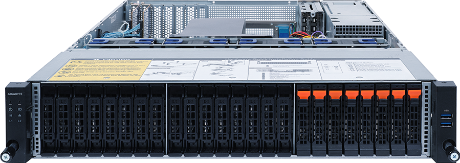 Rack Arm Server - Ampere® Altra® Max - 2U UP 8-Bay Gen3 NVMe - R272-P33