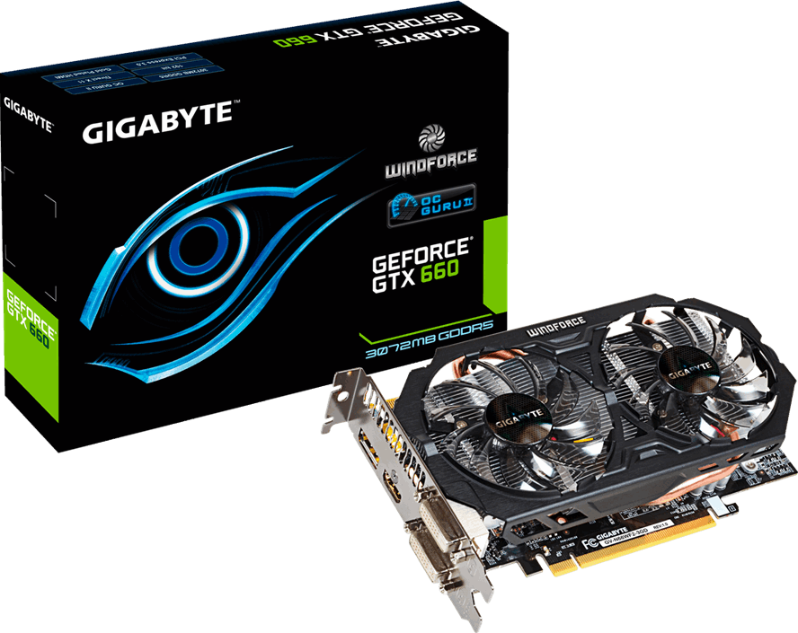 Tarjetas de Video - GV-N660WF2-3GD