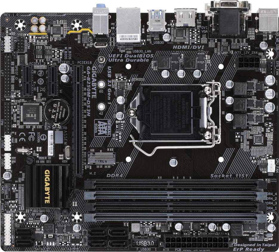 Tarjetas Madre - GA-B250M-DS3H