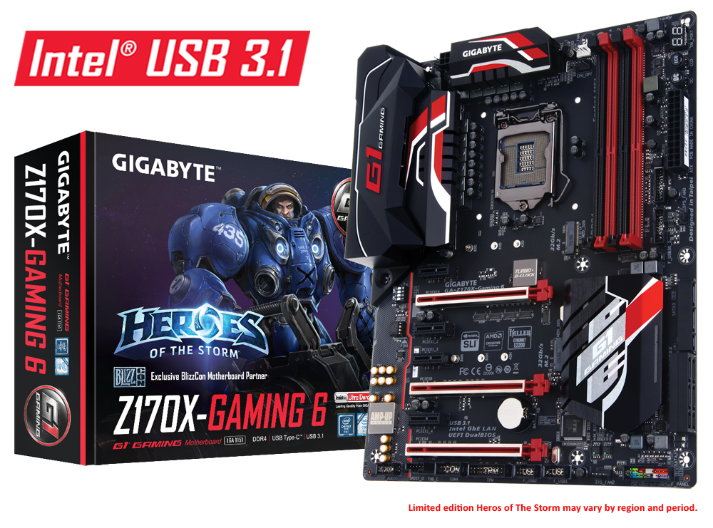 GA-Z170X-Gaming 6 (Rev. 1.0) - GIGABYTE Global