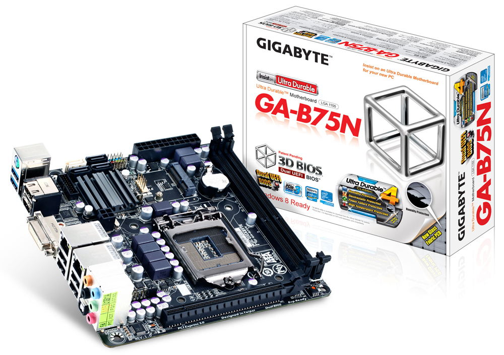 Gigabyte mini itx. Ga-b75n Mini-ITX. B75 Mini ITX. Gigabyte Mini ITX 1155. Gigabyte lga1155 Mini.