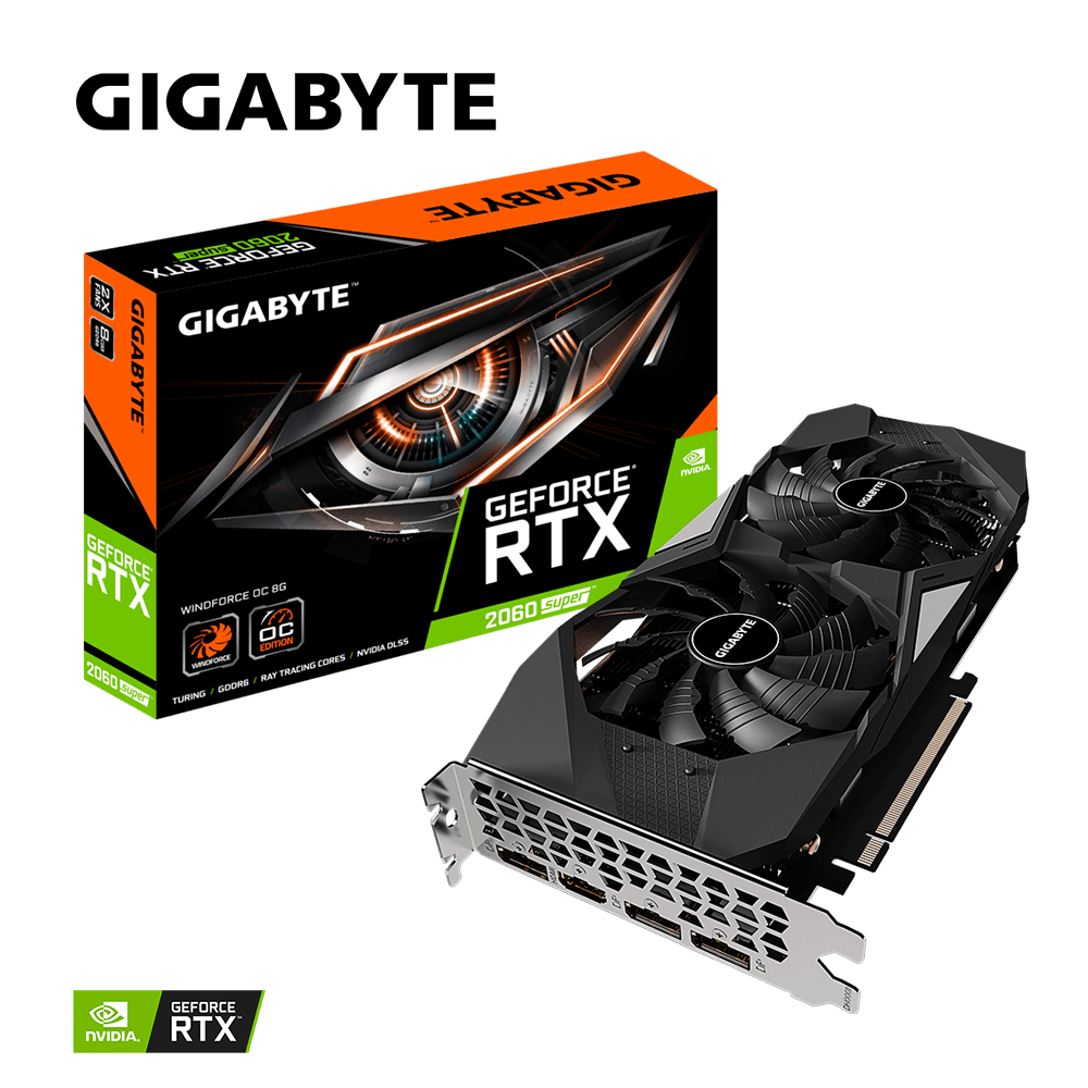 GeForce® RTX 2060 SUPER™ WINDFORCE OC 8G (Rev. 2.0) - GIGABYTE Global