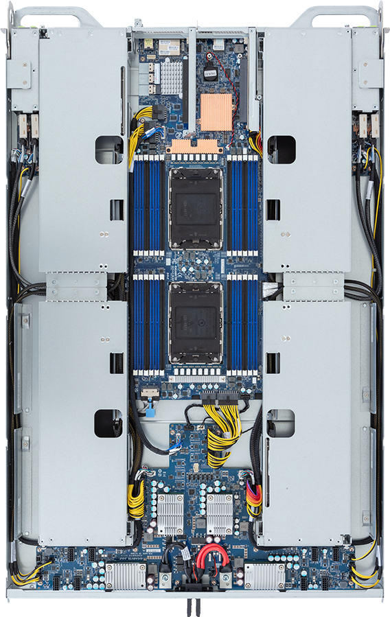 ORv3 GPU Server - 5th/4th Gen Intel® Xeon® Scalable - 1OU DP 4 x PCIe Gen5 GPUs Immersion - TO15-S40-IA01