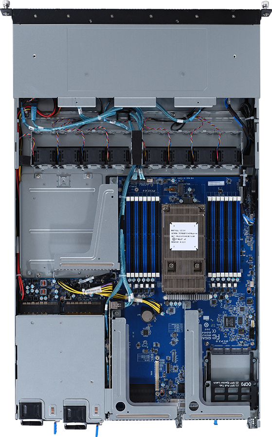 Rack Server - AMD EPYC™ 7002 - 1U UP 10-Bay Gen4 NVMe/SATA/SAS - R162-ZA1