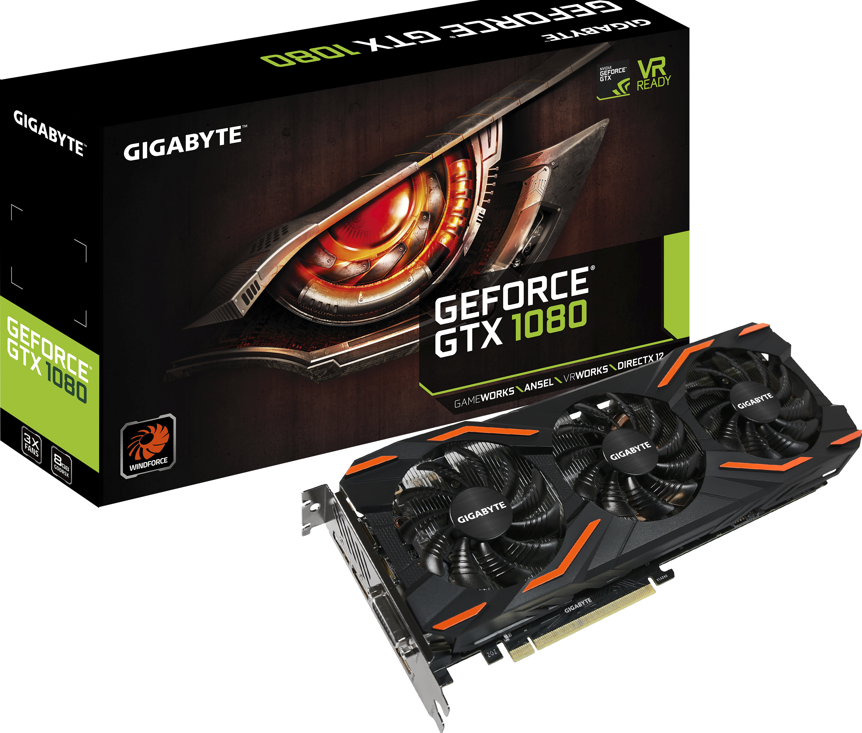 Tarjetas Gráficas - GeForce® GTX 1080 D5X 8G