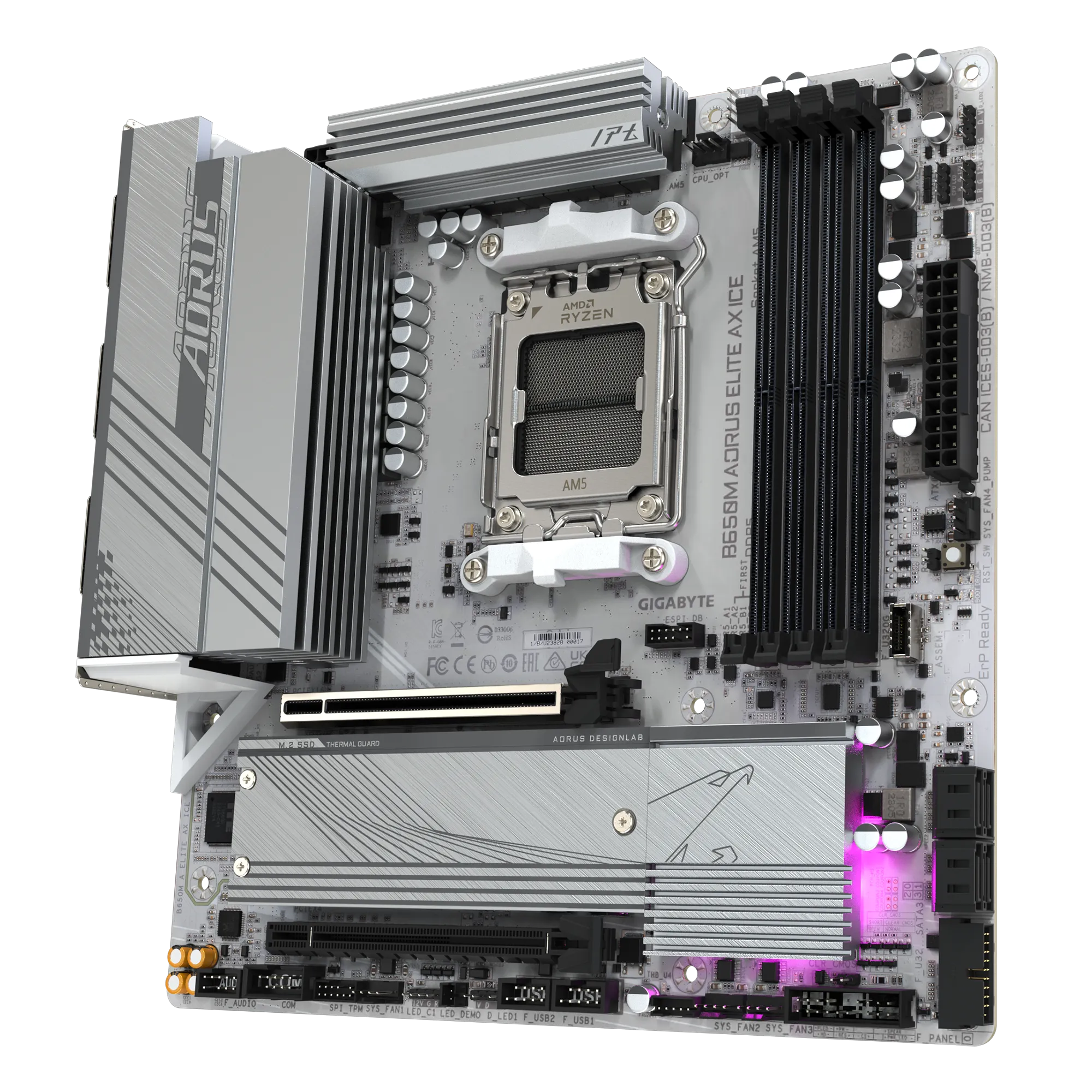 Placa Gigabyte B650M Aorus Elite AX ICE AMD Socket AM5