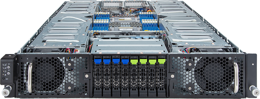 HPC/AI Server - AMD EPYC™ 9004 - 2U DP 4 x PCIe Gen5 GPUs - G293-Z41-AAP1