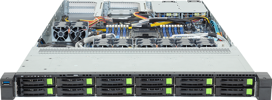 Rack Server - Intel® Xeon® 6 Processors R1S- 1U UP 1 x PCIe Gen5 GPU - R164-SG5-AAV1