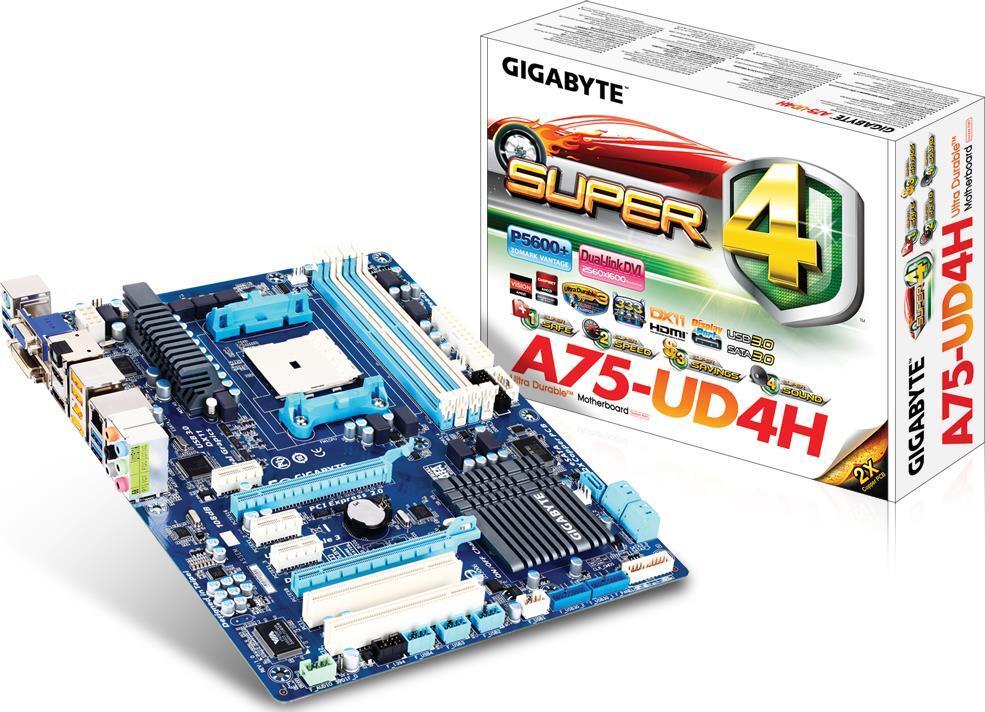 Placas Base - GA-A75-UD4H