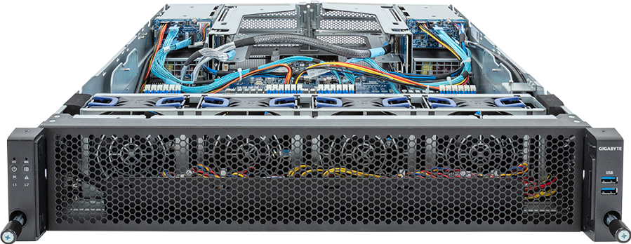 Edge Server - AMD EPYC™ 9004 - 2U DP 4-Bay Gen4 NVMe/SATA/SAS Titanium - E283-Z90-AAV1