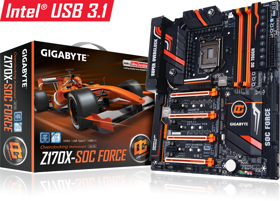 Tarjetas Madre - GA-Z170X-SOC FORCE