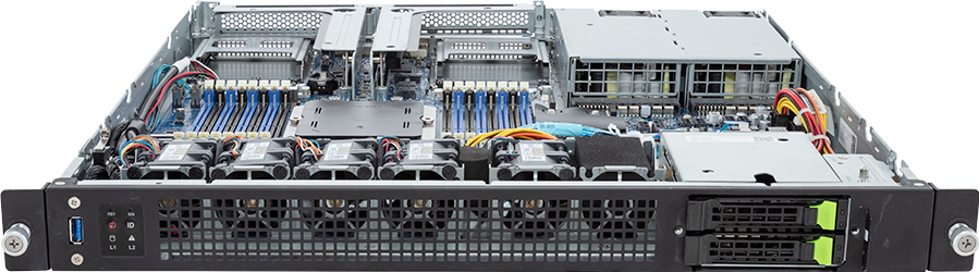 Edge Arm Server - AmpereOne® Family - 1U UP 2-Bay Gen5 NVMe/SATA/SAS-4 Titanium - E163-P30-AAG1