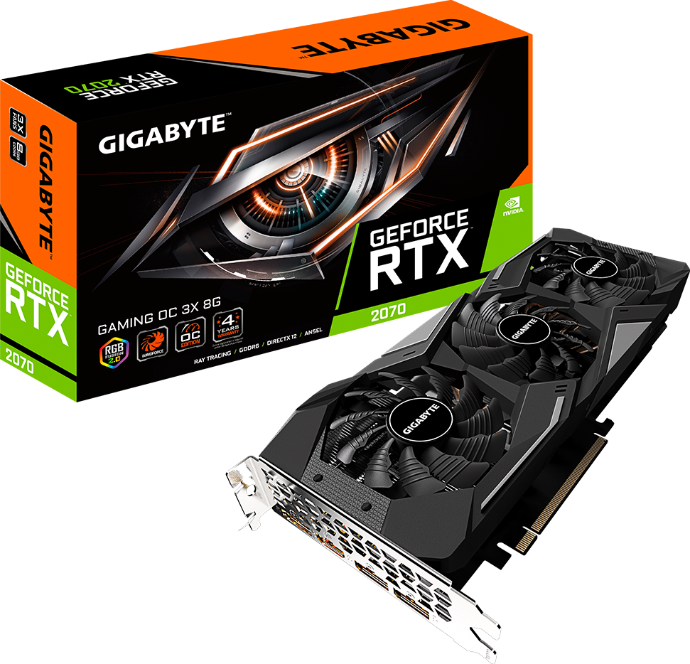 Tarjetas de Video - GeForce RTX™ 2070 GAMING OC 3X 8G