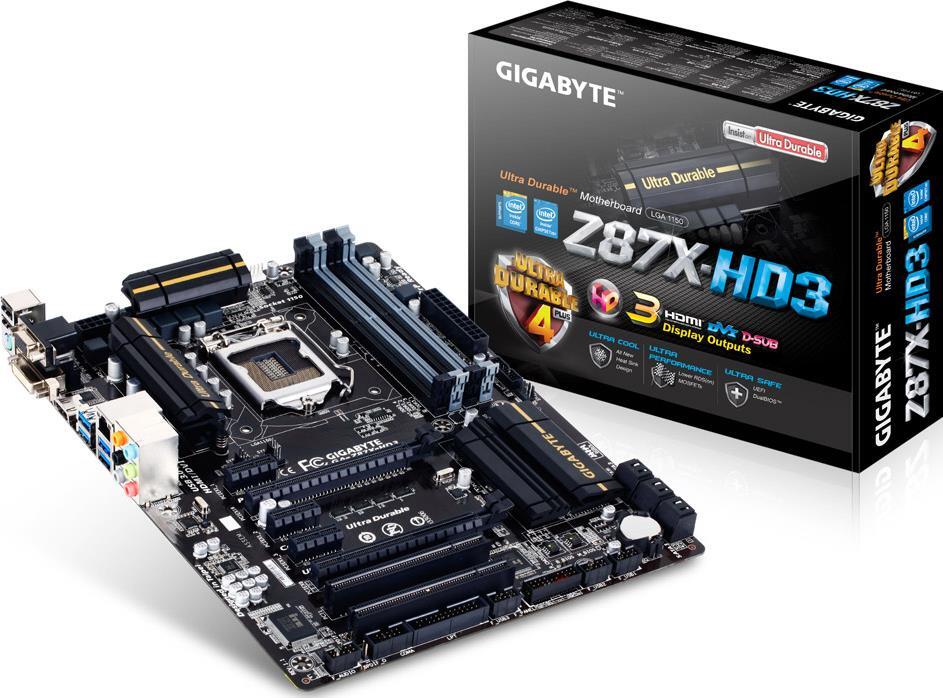 Tarjetas Madre - GA-Z87X-HD3