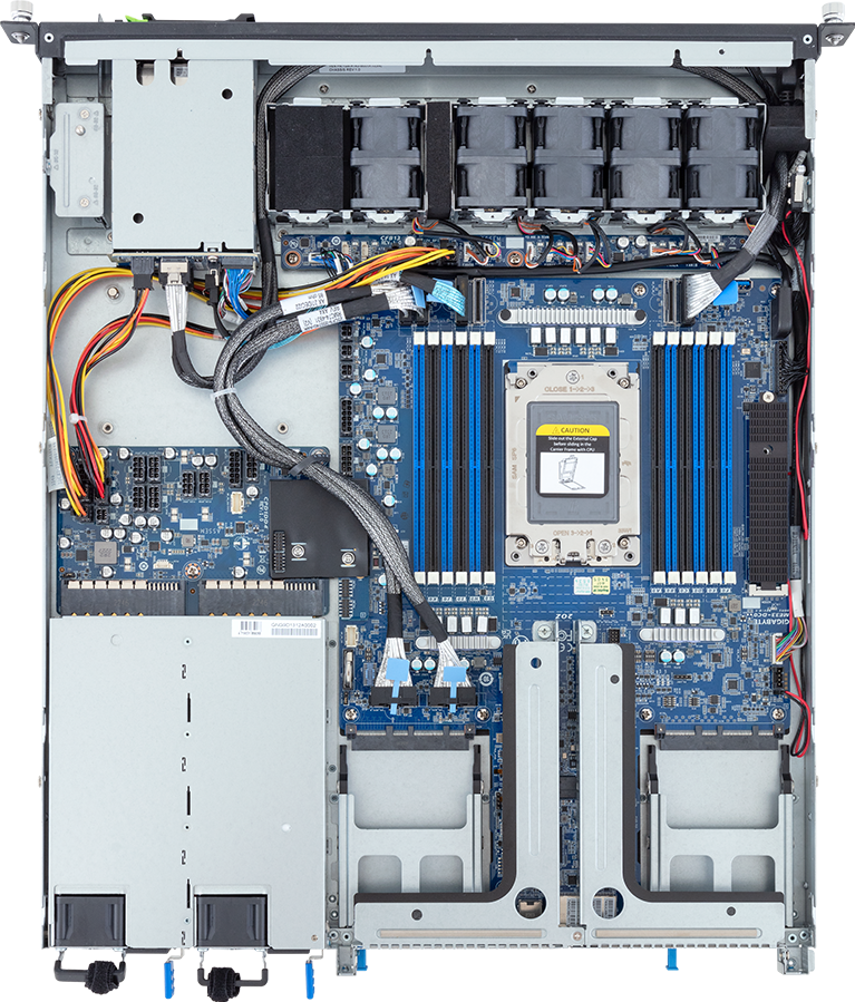 Edge Server - AMD EPYC™ 8004 - 1U UP 2-Bay Gen5 NVMe/SATA/SAS-4 Platinum - E143-E30-AAB1