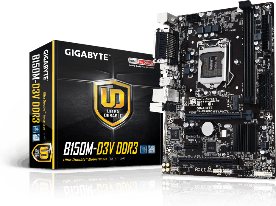 Motherboard - GA-B150M-D3V DDR3