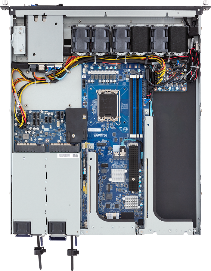 Edge Server - Intel® Xeon®< 6300/E-2400 - 1U UP 2-Bay SATA Titanium - E133-X10-AAG1