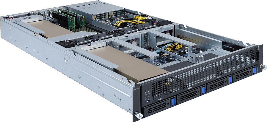 NVIDIA Arm HPC Developer Kit Server - Ampere® Altra® / Altra® Max - 2U UP 2 x PCIe Gen4 GPUs - G242-P32