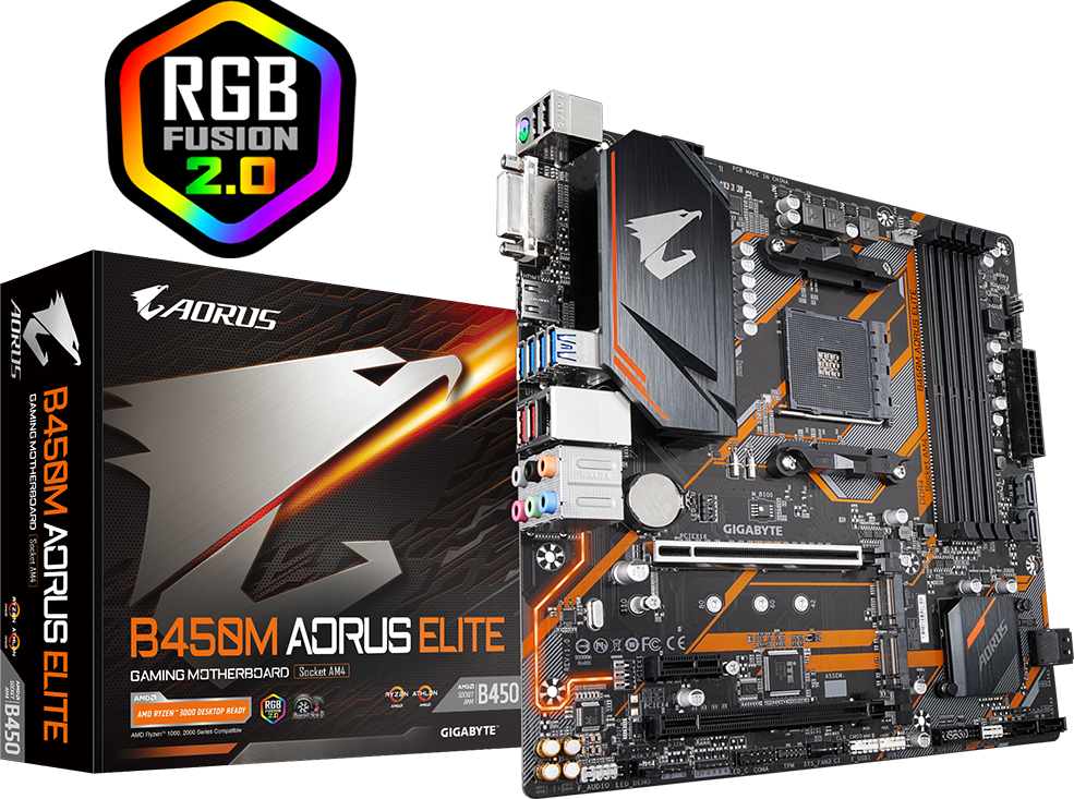 Системные платы - B450M AORUS ELITE