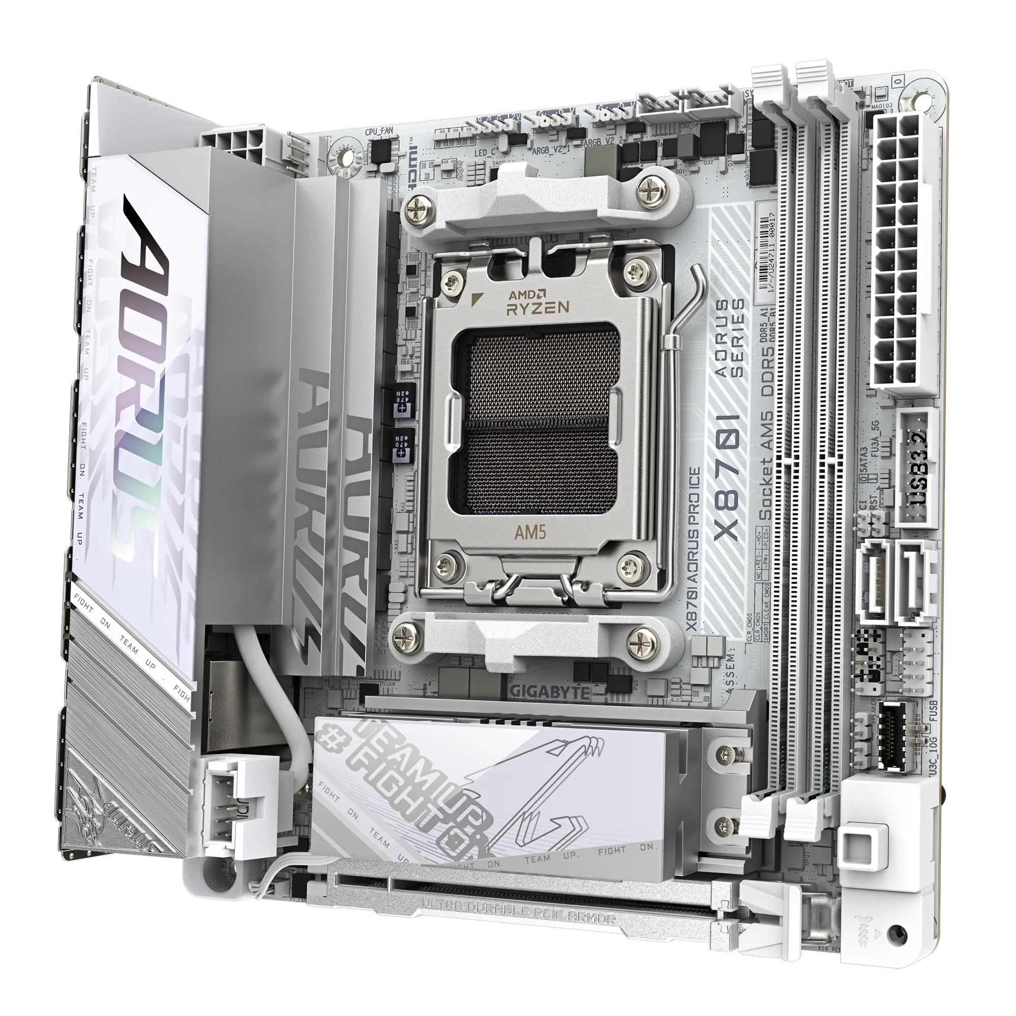 Gigabyte X870I AORUS PRO ICE Socket AM5 AMD X870 DDR5 mini Gigabyte X870I AORUS PRO ICE Socket AM5 AMD X870 DDR5 mini