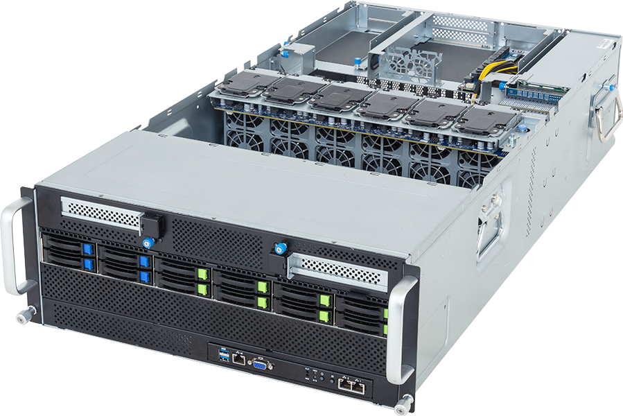 HPC/AI Server - Intel® Xeon® 6 Processors - 4U DP 8 x PCIe Gen5 GPUs - G494-SB0-AAP2