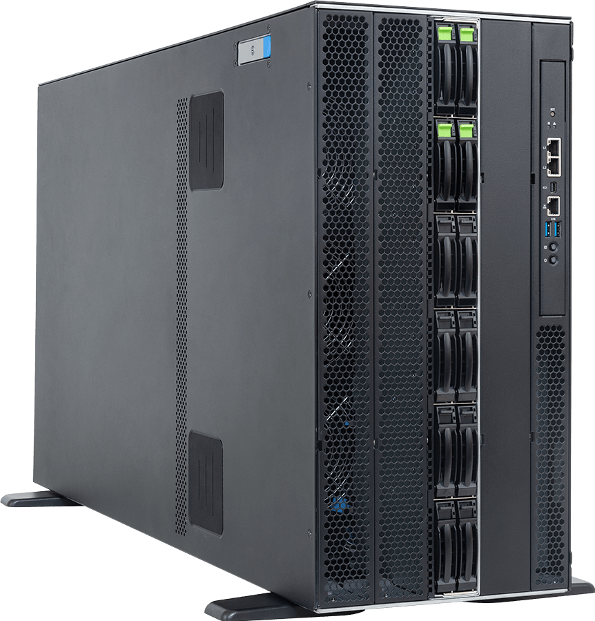 GPU Workstation - AMD EPYC™ 9005/9004 - UP 4 x PCIe Gen5 GPUs DLC - W793-ZU0-LA71