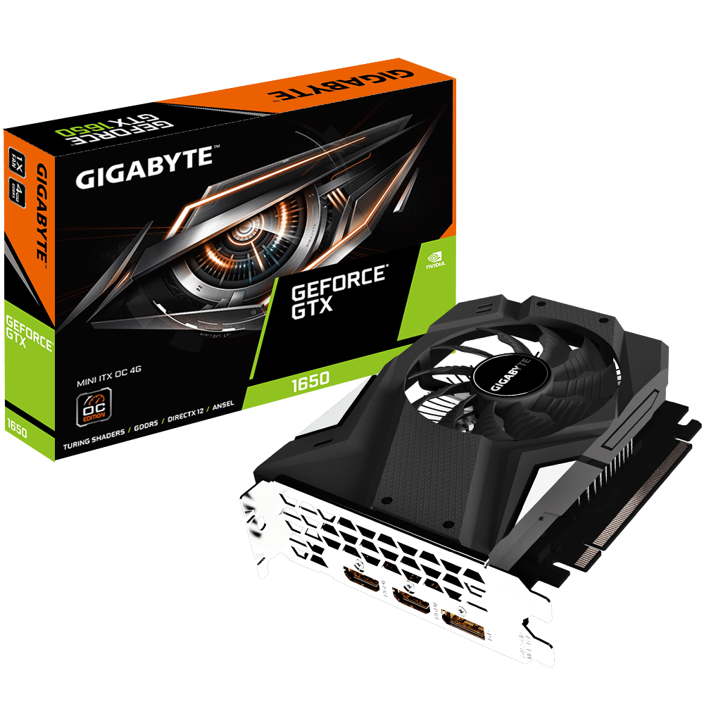 GeForce® GTX 1650 MINI ITX OC 4G - GIGABYTE Global