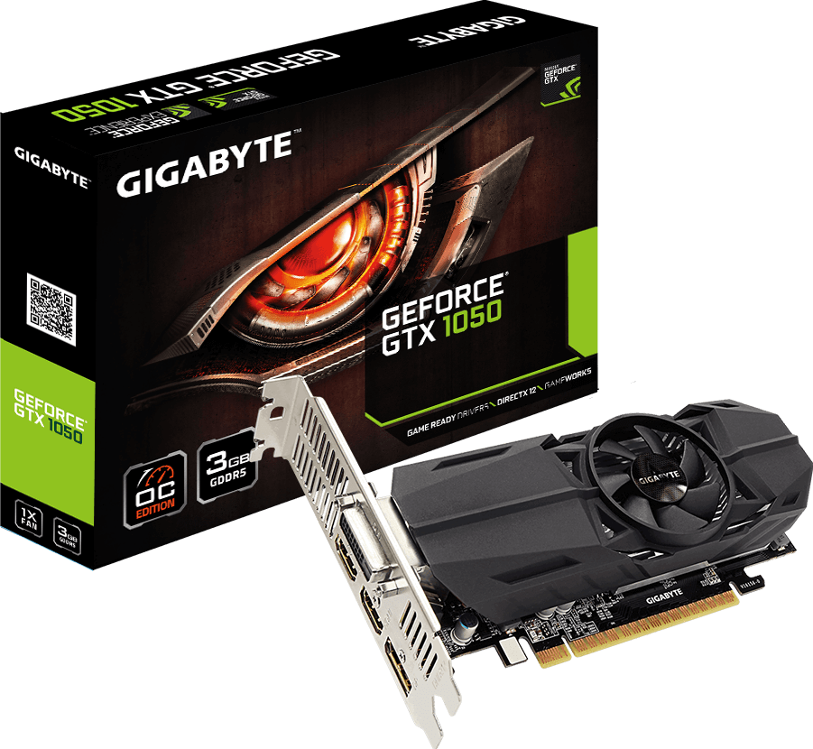 Graphics Card - GeForce® GTX 1050 OC Low Profile 3G