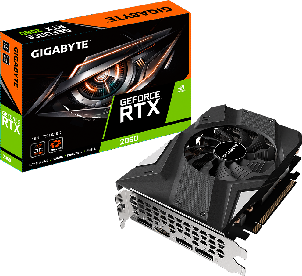 Graphics Card - Geforce RTX™ 2060 MINI ITX OC 6G