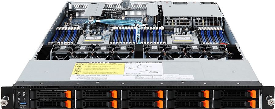 Rack Server - AMD EPYC™ 7003/7002 - 1U DP 10-Bay Gen3 NVMe - R181-Z92