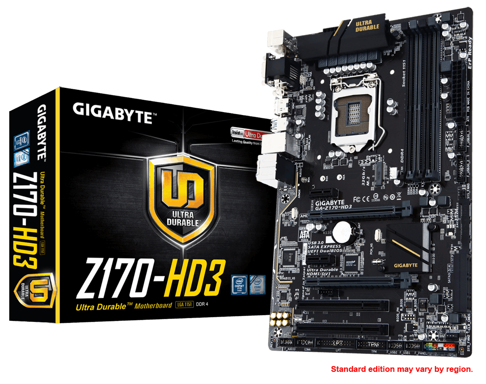 GA-Z170-HD3 (Rev. 1.0) - GIGABYTE Global