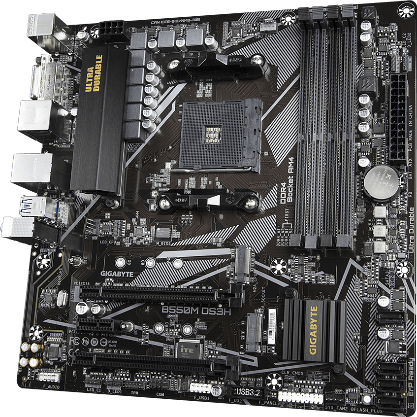 GIGABYTE　B550M DS3H　AM4 B550M DS3H (Rev. 1.4) - GIGABYTE Japan